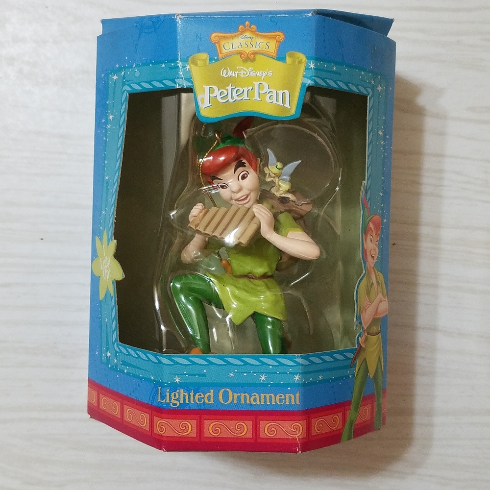 Vintage 1988 Peter Pan Disney Classics Lighted Ornament - Picture 2 of 5